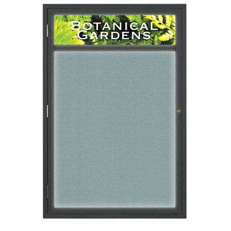 United Visual Products Open Faced Traditional Rounded Corkboard UV640ARC-WHITE-BUFF